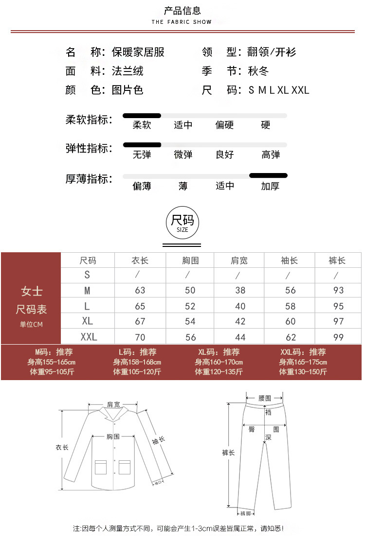 Autumn and Winter Women's Pajamas Thickened Velvet Coral Fleece Long Sleeve Confinement Clothing Two-Piece Set Korean Cardigan Homewear Suit