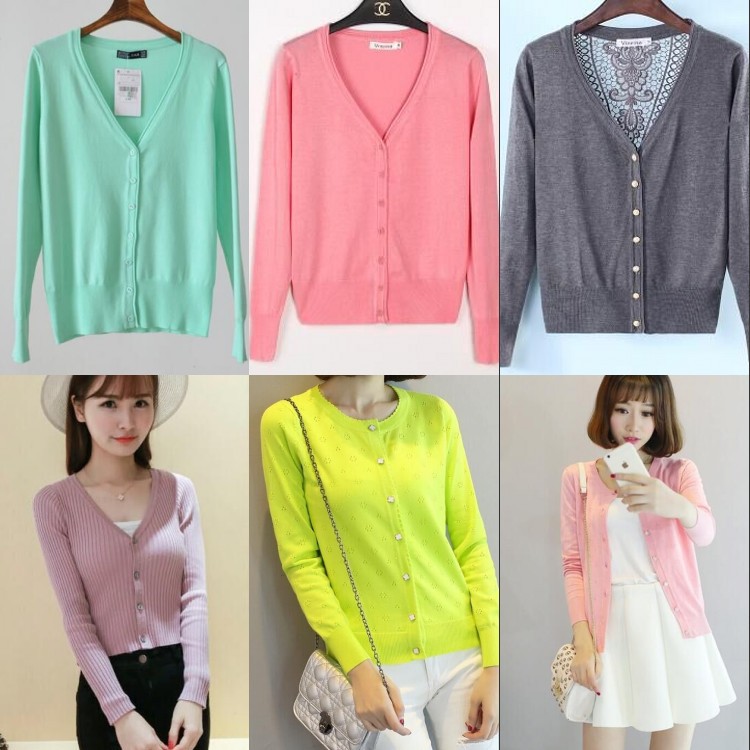 Stock winter women cardigan sweater outerwear outerwear outerwear tail goods miscellaneous women thin cardigan stalls wholesale supply