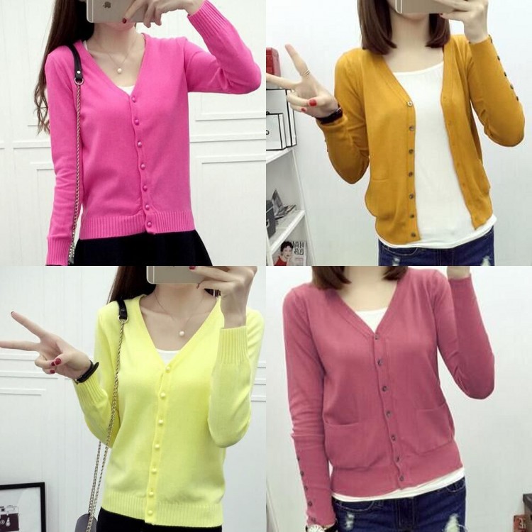 Stock winter women cardigan sweater outerwear outerwear outerwear tail goods miscellaneous women thin cardigan stalls wholesale supply