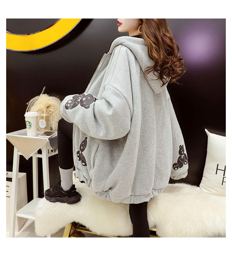 Faux Lamb Velvet Coat for Women Fleece-Lined Thickened Autumn and Winter Loose Western Style Korean Style Sense of Design Double-Sided Cardigan Sweater for Women
