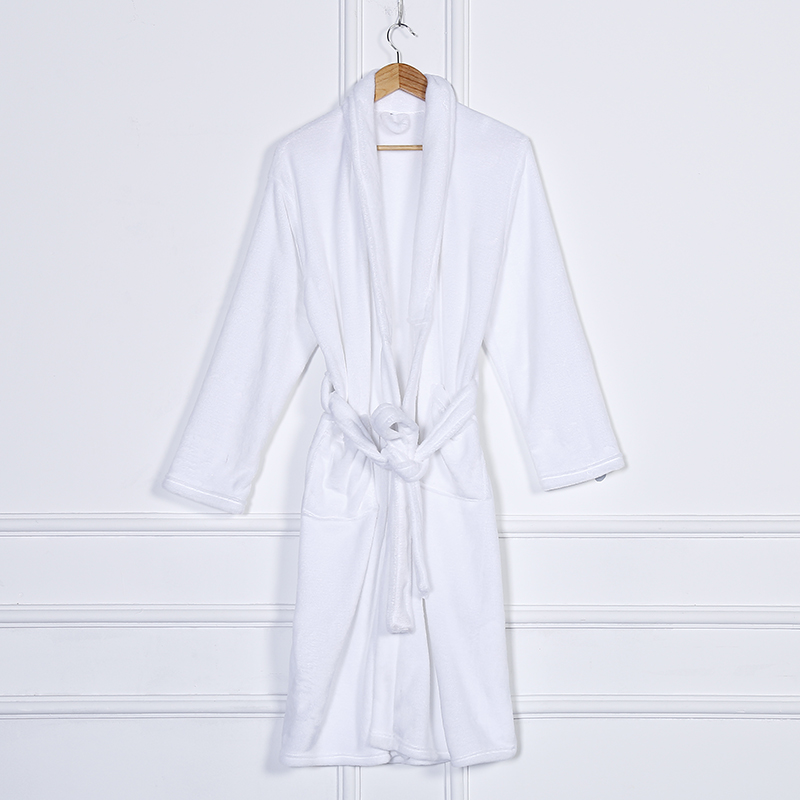 Zhendong Couple Korean Style Autumn and Winter Long Pajamas Home Wear Flannel Solid Color Bathrobe in Stock Zhendong Couple Korean Style Autumn and Winter Long Pajamas Home Wear Flannel Solid Color Bathrobe in Stock