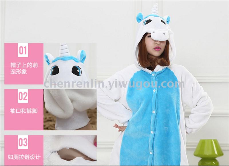 Flannelette is a cartoon animal in the toilet, the same style as the children's home pajamas Flannelette is a cartoon animal in the toilet, the same style as the children's home pajamas