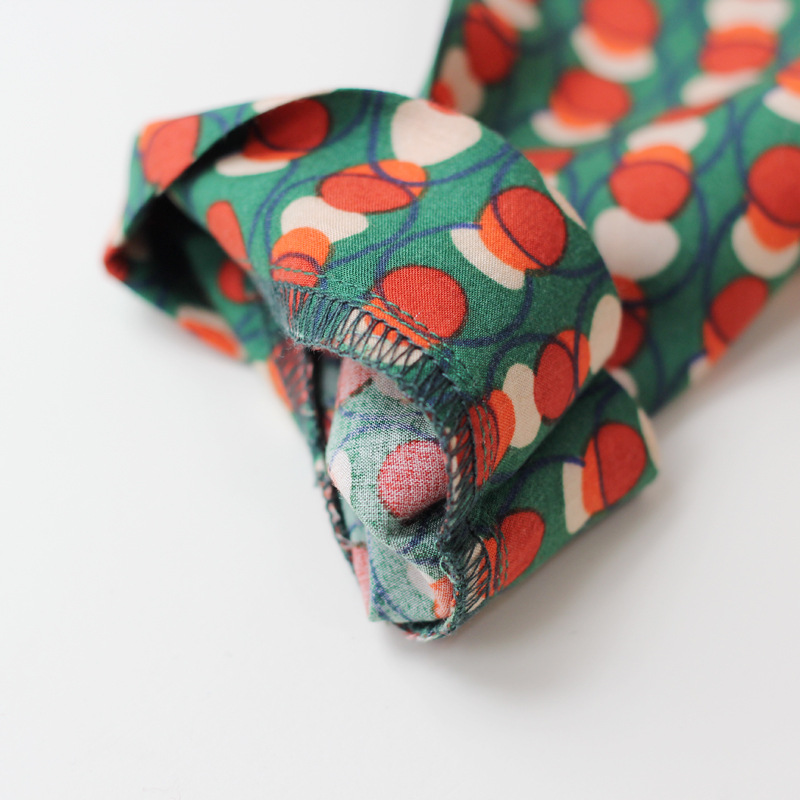 2021 Autumn and Winter New European and American Style Children's Clothing Boys and Girls Retro Printed Cotton Suit Pajamas Air Conditioning Clothes