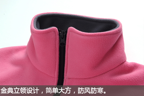 Manufacturers selling double fleece fleece women outdoor warm clothes