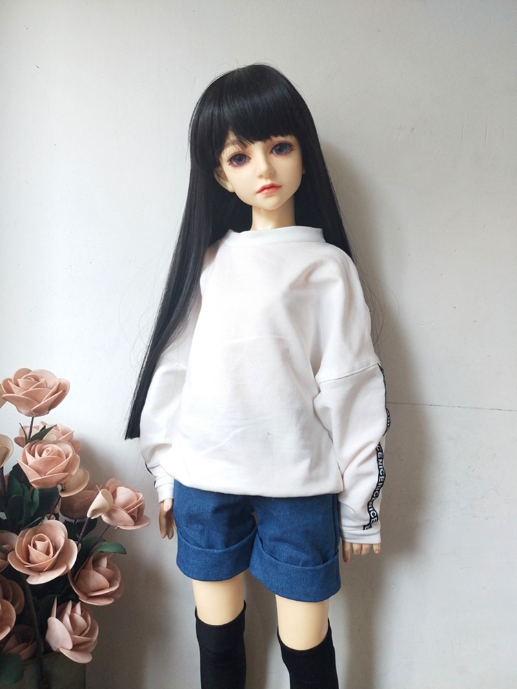 346 Points BJD SD Doll Clothes Three Four Six Multi-Color Sweater Jeans Men's and Women's Cotton Multi-Color in Stock Wholesale