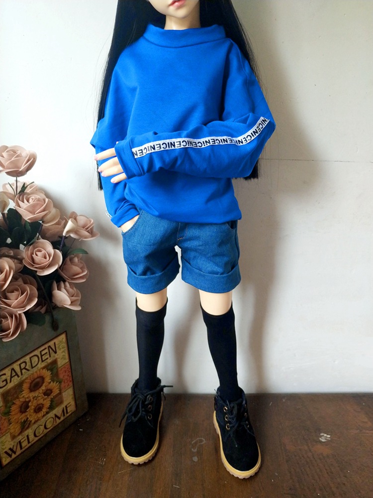 346 Points BJD SD Doll Clothes Three Four Six Multi-Color Sweater Jeans Men's and Women's Cotton Multi-Color in Stock Wholesale