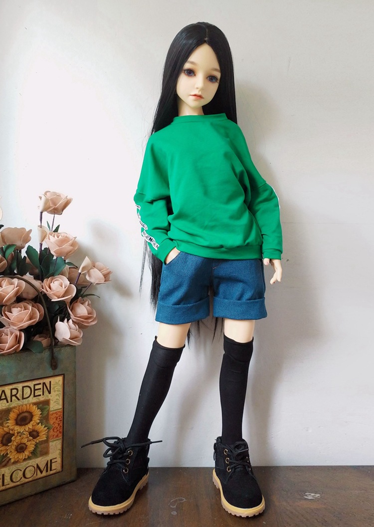 346 Points BJD SD Doll Clothes Three Four Six Multi-Color Sweater Jeans Men's and Women's Cotton Multi-Color in Stock Wholesale