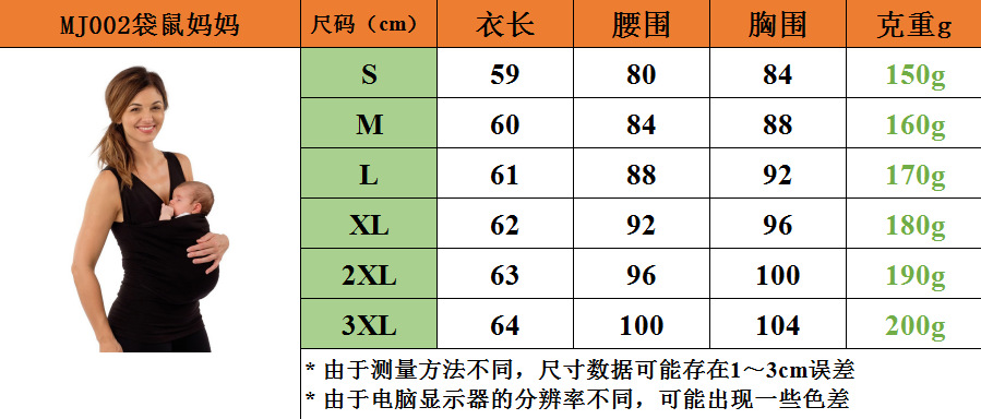 2019 Kangaroo Mommy Kangaroo Dad MultiFunction Clothes ParentChild Leisure Tshirt Women's Clothing