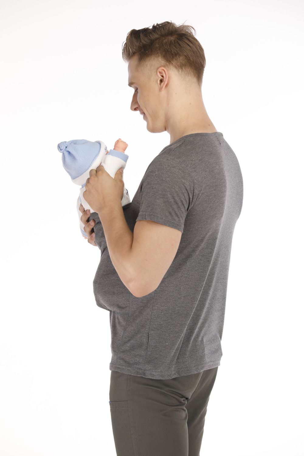 2019 Kangaroo Mommy Kangaroo Dad MultiFunction Clothes ParentChild Leisure Tshirt Women's Clothing
