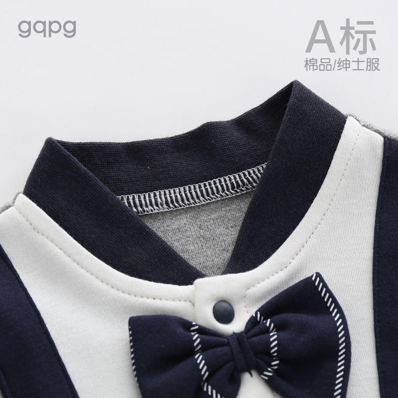 Cindy Surrogate Shopping Baby Spring and Autumn Clothes Men&#039;s One Month Old Outfit 100 Days Old One Year Old Dress Baby One Year Old Gentleman Jumpsuit