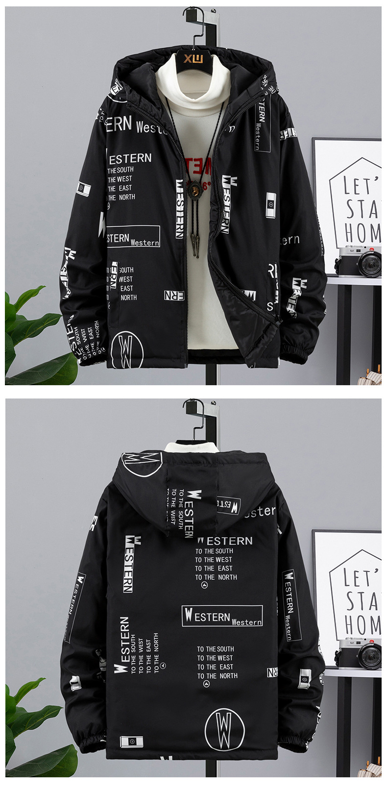 Double-Sided Wear Cotton Coat Men 'S 2021 New Winter Trendy Student Handsome Loose Cotton-Padded Clothes Ins Raccoon Top Double-Sided Wear Cotton Coat Men 'S 2021 New Winter Trendy Student Handsome Loose Cotton-Padded Clothes Ins Raccoon Top
