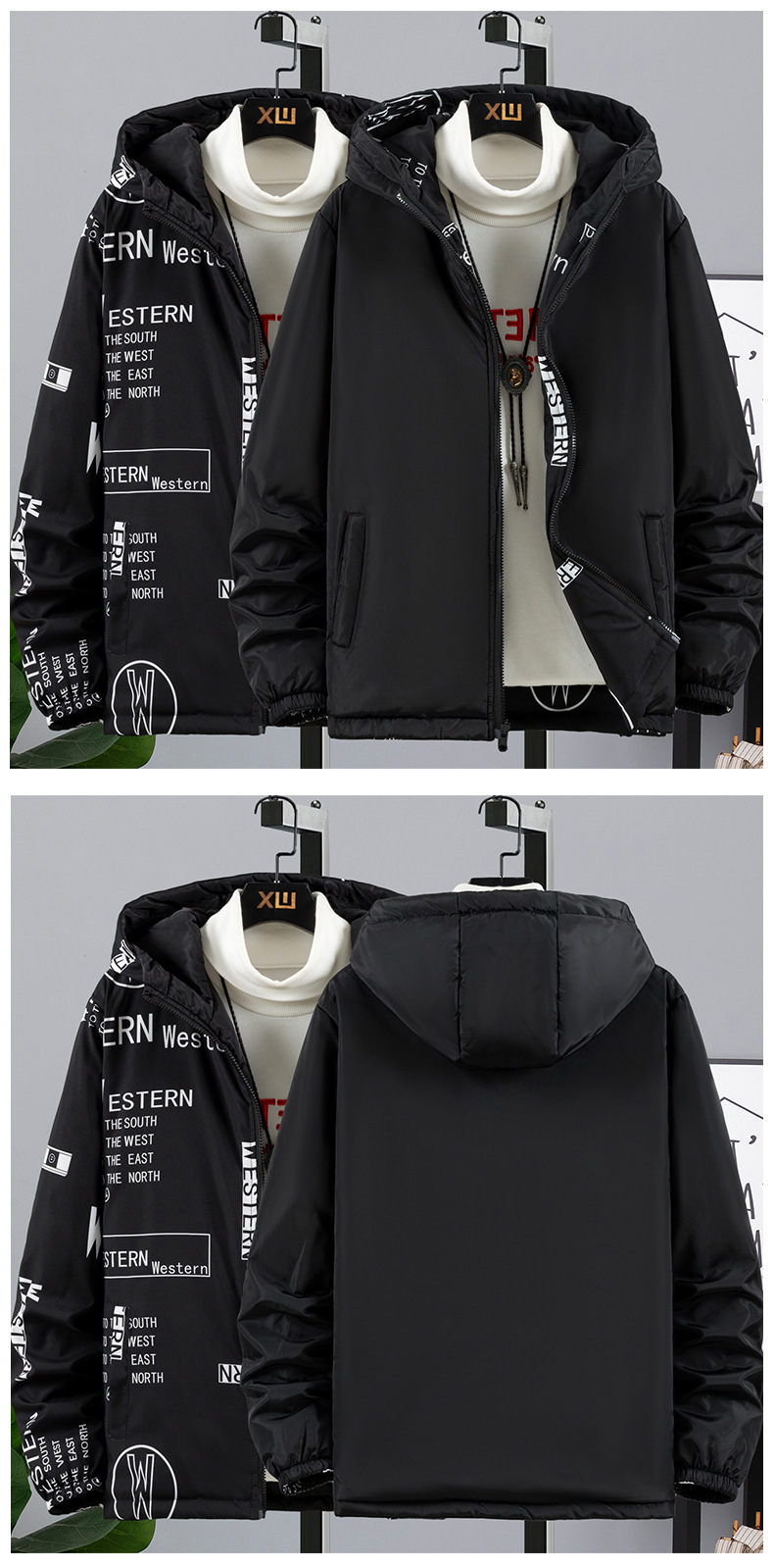 Double-Sided Wear Cotton Coat Men 'S 2021 New Winter Trendy Student Handsome Loose Cotton-Padded Clothes Ins Raccoon Top Double-Sided Wear Cotton Coat Men 'S 2021 New Winter Trendy Student Handsome Loose Cotton-Padded Clothes Ins Raccoon Top