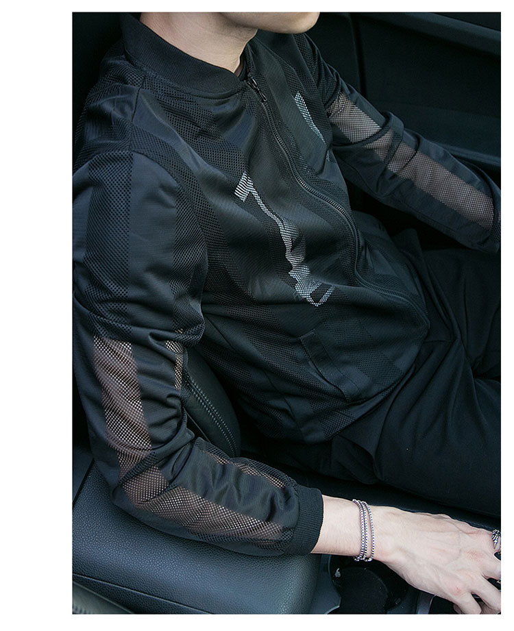 Sun Protection Clothing Men's Korean-Style Ultra-Thin Coat Breathable Trendy Summer New plus Size Hollow-out Sun Clothes