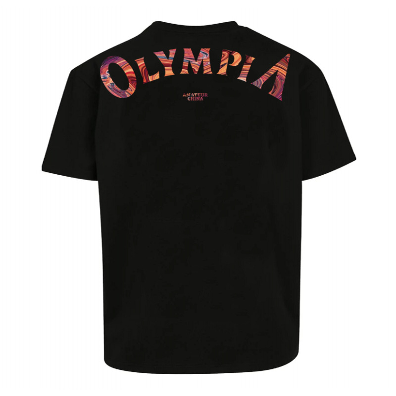 Loose Popular logo men's sport short sleeve Tshirt men's summer cotton seven Minute Sleeve Running Training clothes