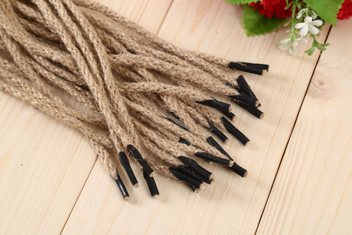 Manufacturer direct selling hemp rope knitting shoelace line with ribbon thread with auxiliary materials