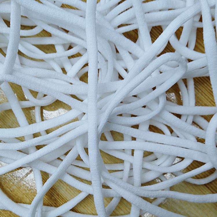 Factory Direct Sales Eco-friendly Mask Ear Band 12-Pin Hollow Spandex Mask Flat Rope Stretch Knitting Elastic Cord Factory Direct Sales Eco-friendly Mask Ear Band 12-Pin Hollow Spandex Mask Flat Rope Stretch Knitting Elastic Cord