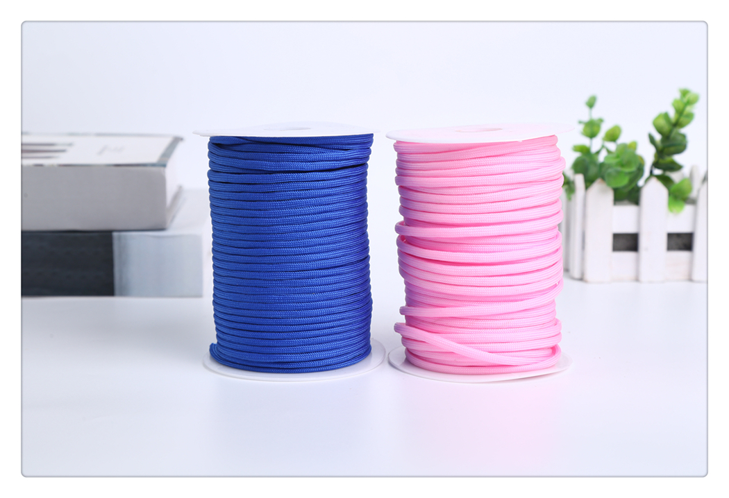 Parachute Cord Colorful DIY Hand-Knitting Thread, Tent Polypropylene Fiber Compound Rope, Braided Rope Parachute Cord Colorful DIY Hand-Knitting Thread, Tent Polypropylene Fiber Compound Rope, Braided Rope