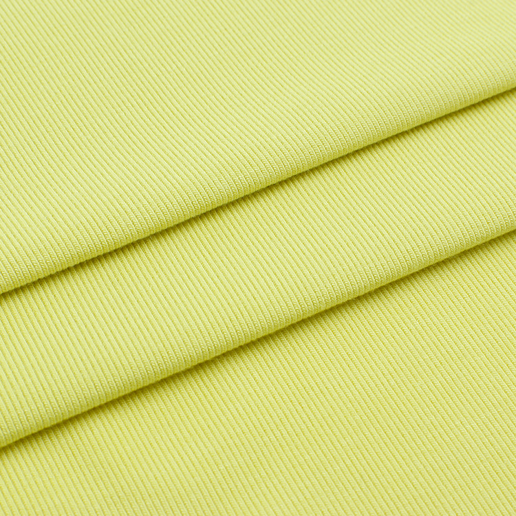 Elastic Rib Knitted Fabric Neckline Cuff Fabric Wholesale