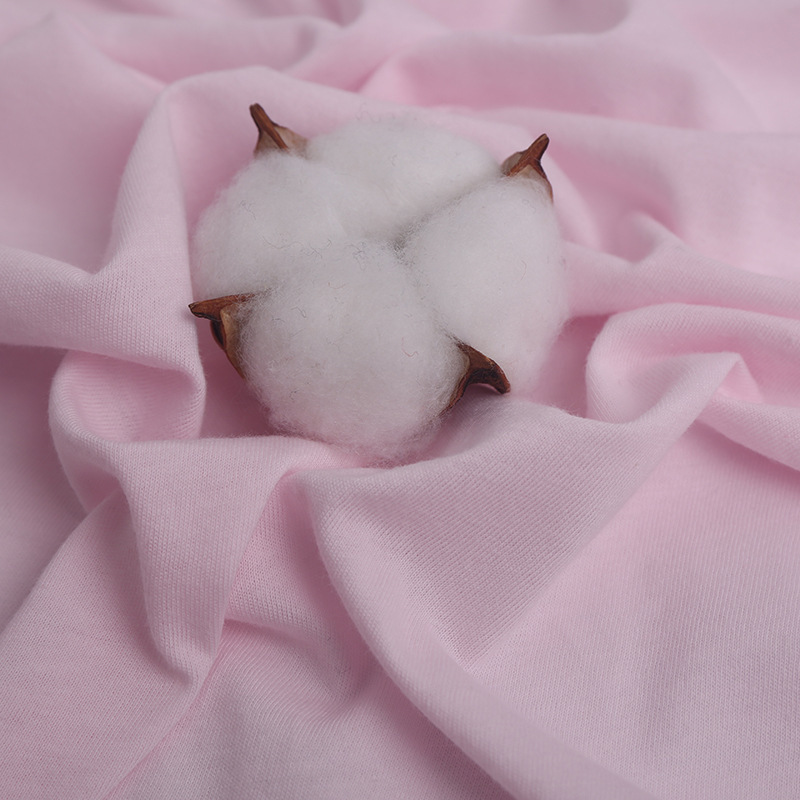 40 Combed Pure Cotton Knitted Fabric Cotton Single Jersey Underwear Lining Knitted Fabric T-shirt Fabric