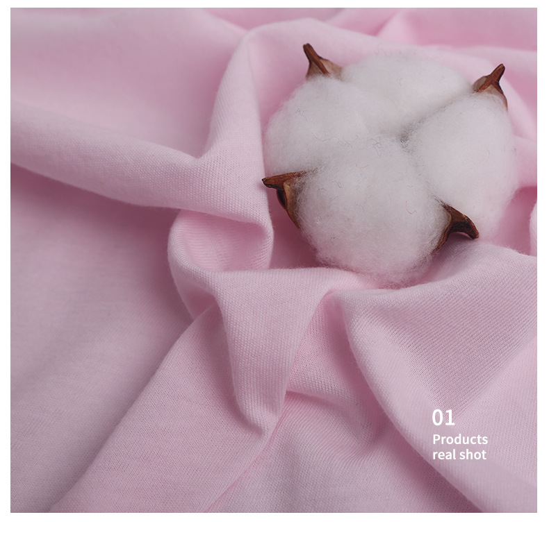 40 Combed Pure Cotton Knitted Fabric Cotton Single Jersey Underwear Lining Knitted Fabric T-shirt Fabric