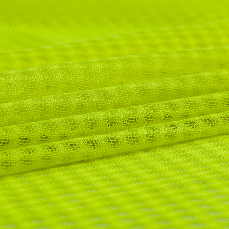 75D Spot Polyester Knitted Fabric Mesh Low Elastic Hole Mesh Sportswear Inner Bag Breathable Fabric