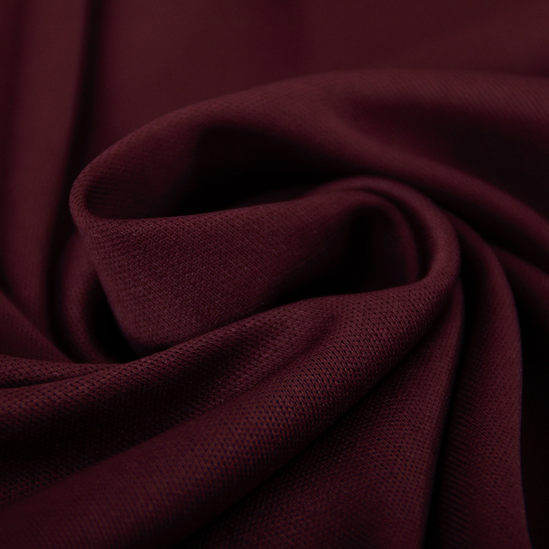 Knitted Double-Sided Flat Mop Cloth Lining Polyester Sports Knitted Fabric Sportswear T-shirt Double-Sided Mutispandex