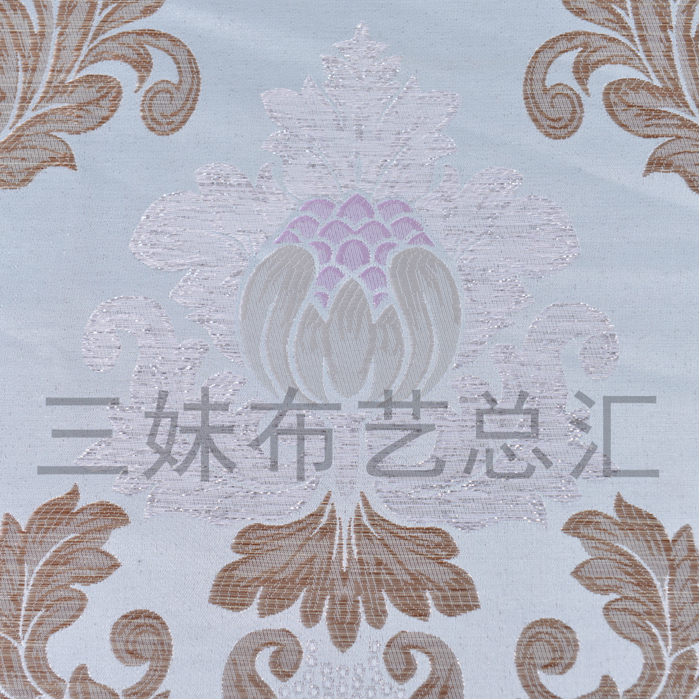 Sanmei Fabric Honor Product Mixed Color High Precision Jacquard Fabric Curtain Knitted Fabric Sofa Cushion Fabric Fabric
