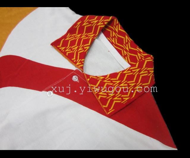 200g neckline top grade printed cotton t-40% 60% Polyester knitted fabric