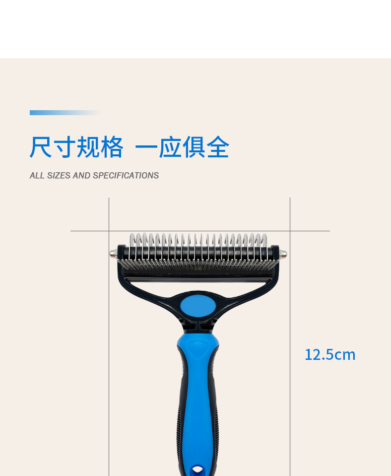 Pet Supplies New Two-in-One Knot Opening Cleaning Hair Removal Dual-Use Cat Combing Short Hair Longhair Dog Grooming Brush Brush Pet Supplies New Two-in-One Knot Opening Cleaning Hair Removal Dual-Use Cat Combing Short Hair Longhair Dog Grooming Brush Brush