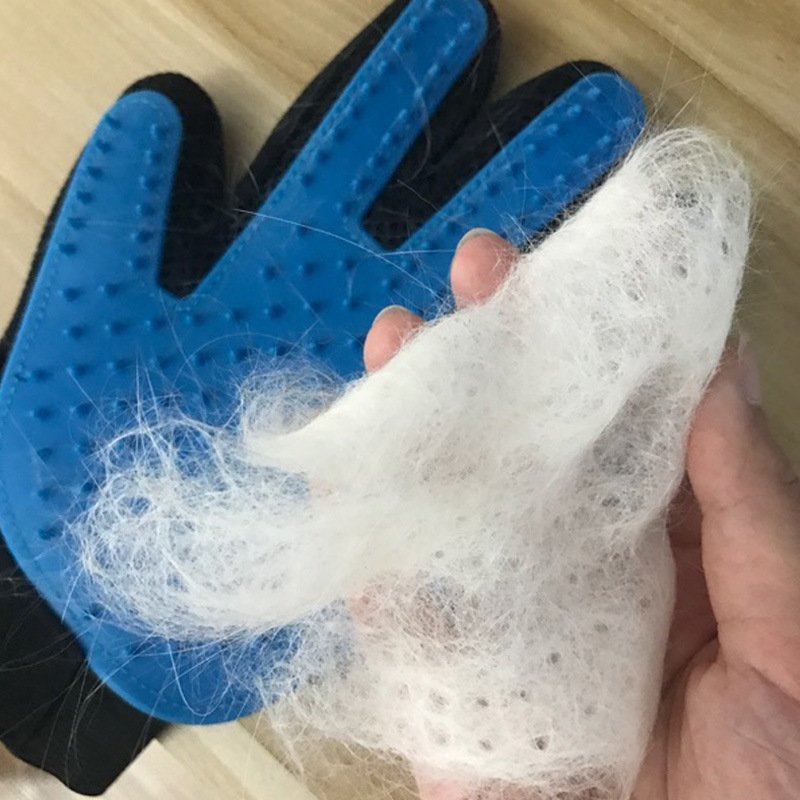 Cross-Border Hot Spot Cat Petting Gloves Pet Dog Bath Massage Brush Cat Hair Removal Float Hair Cleaning Cleaning Brush