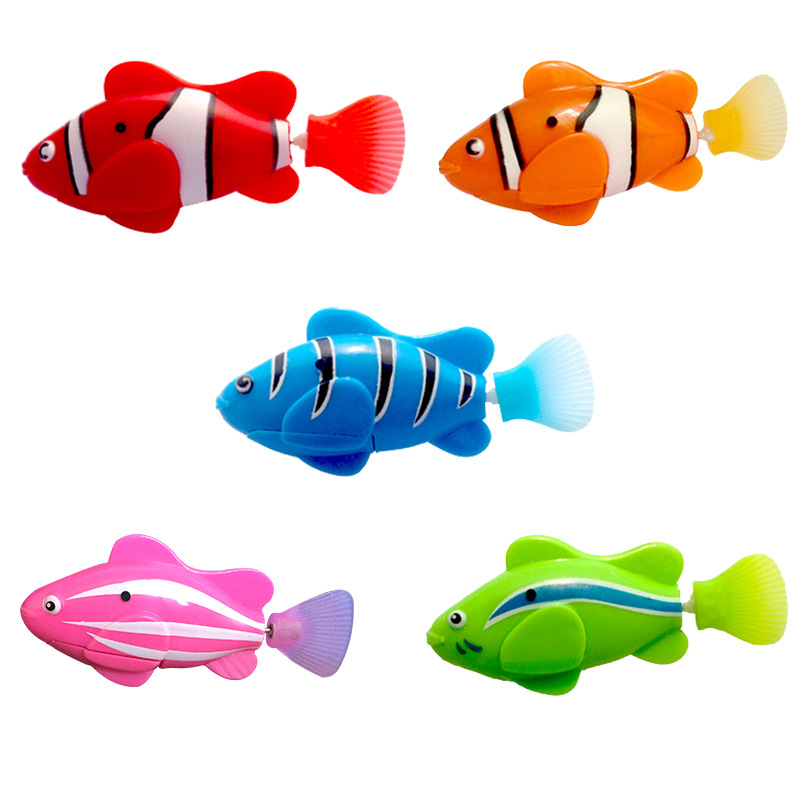 Cross-Border Products Electronic Fish Summer Baby Bath and Water Toys Pet Toy Fish Electric Induction Robot Fish