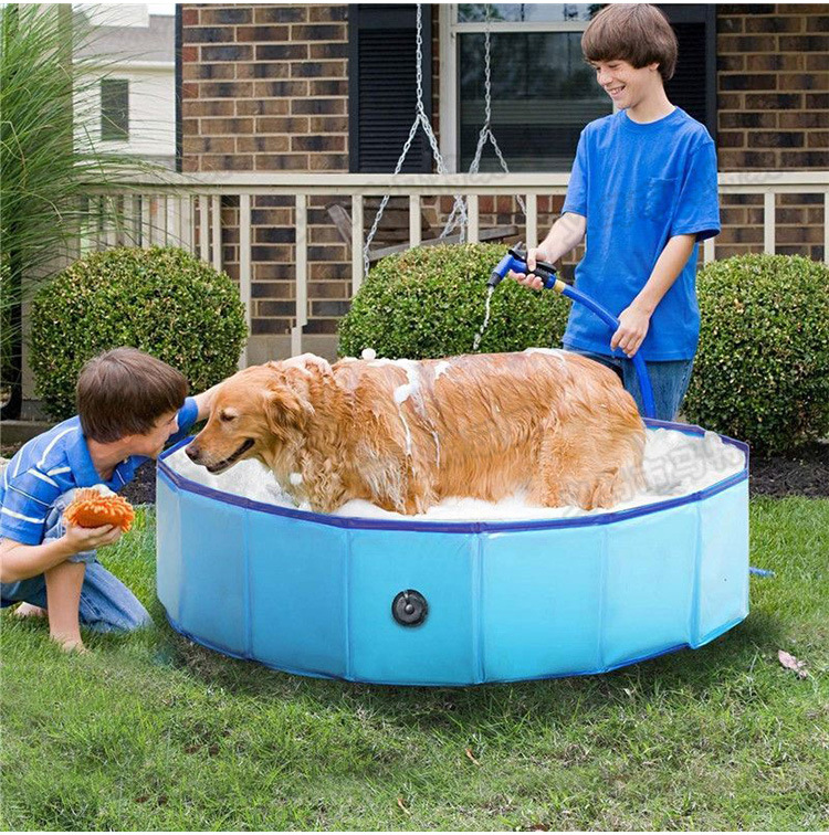 Dog Pool Foldable Dog Care Bath Tub Outdoor Water Cleaning Pet Pool Dog Pool Foldable Dog Care Bath Tub Outdoor Water Cleaning Pet Pool