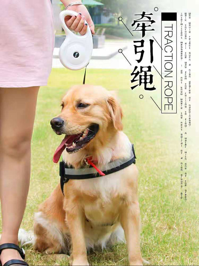 Pet Hand Holding Rope Retractable Pet Rope Explosion-Proof Golden Retriever Teddy Leash Small and Medium Sized Dog Dogs and Cats Automatic Pet Hand Holding Rope Retractable Pet Rope Explosion-Proof Golden Retriever Teddy Leash Small and Medium Sized Dog Dogs and Cats Automatic