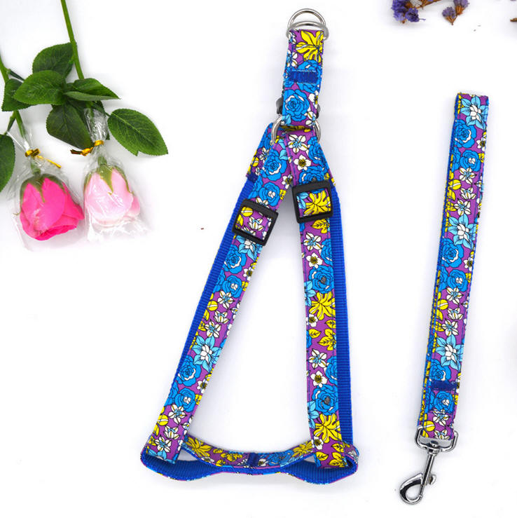 Manufacturer direct selling medium large dog pet rope PU leather high fashion rope new soft leather bra straps.