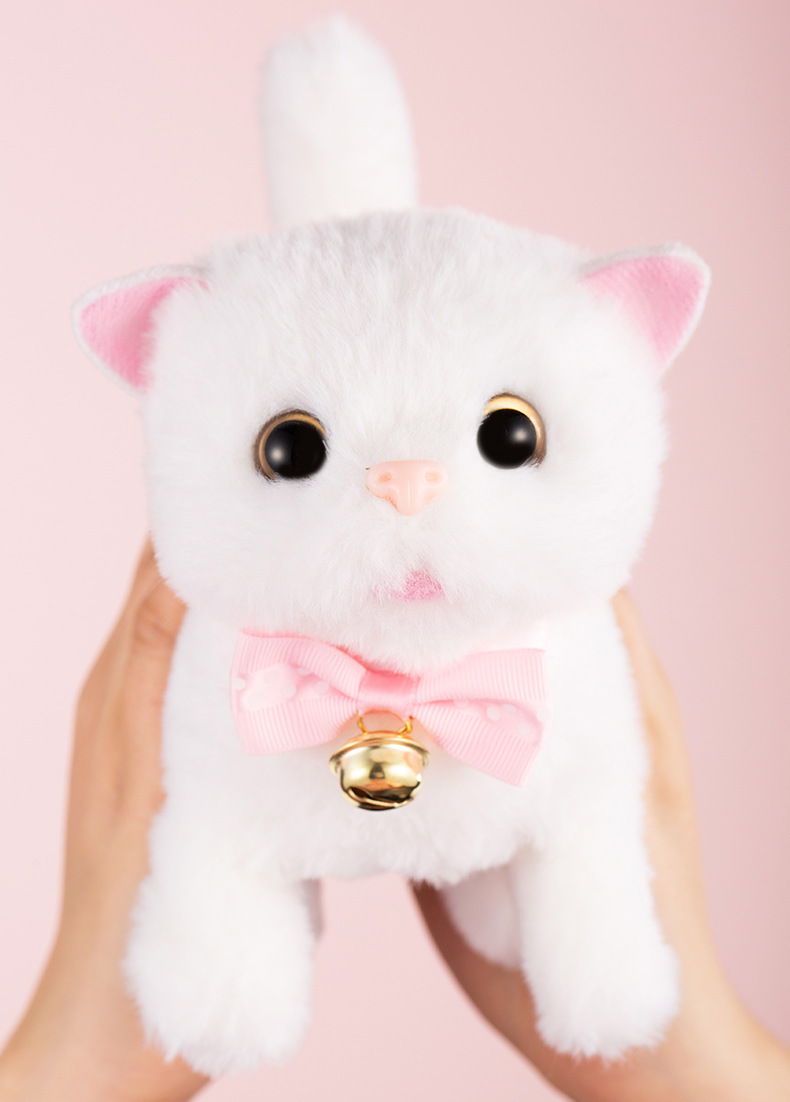 Simulation Cat Plush Toy Electric Walking Cute Pet Garfield Figurine Doll Girls and Children Simulation Cat Plush Toy Electric Walking Cute Pet Garfield Figurine Doll Girls and Children