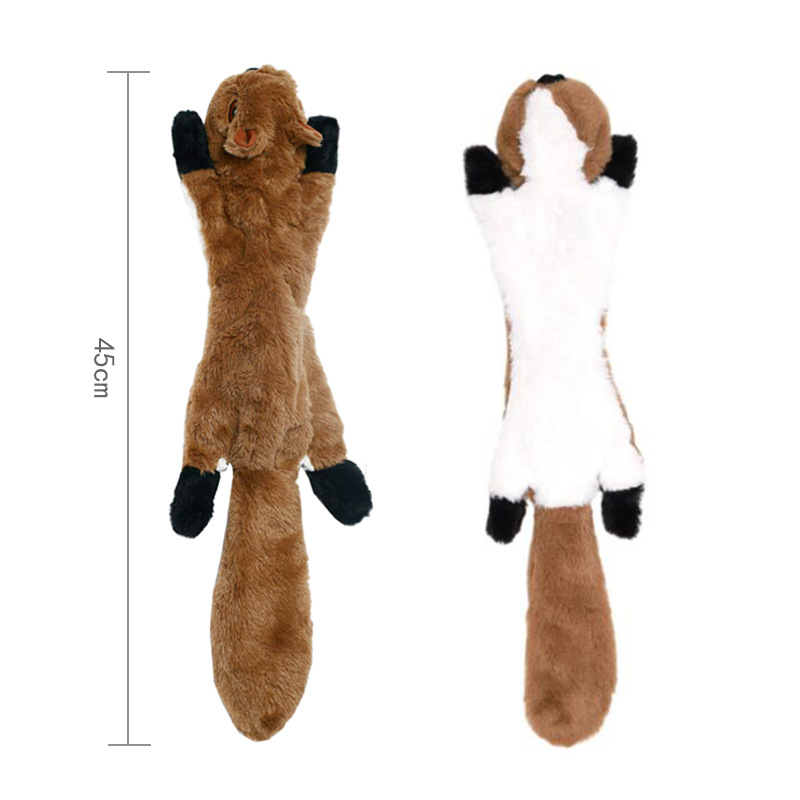 Pet Supplies Dog Simulation Animal Leather Toy 45cm Pet Sounding Plush Toy 