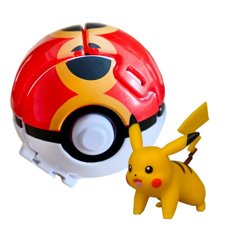Flip Pet Explosion Poke Ball Pokemon Charmander Pull Model toy Flip Pet Explosion Poke Ball Pokemon Charmander Pull Model toy