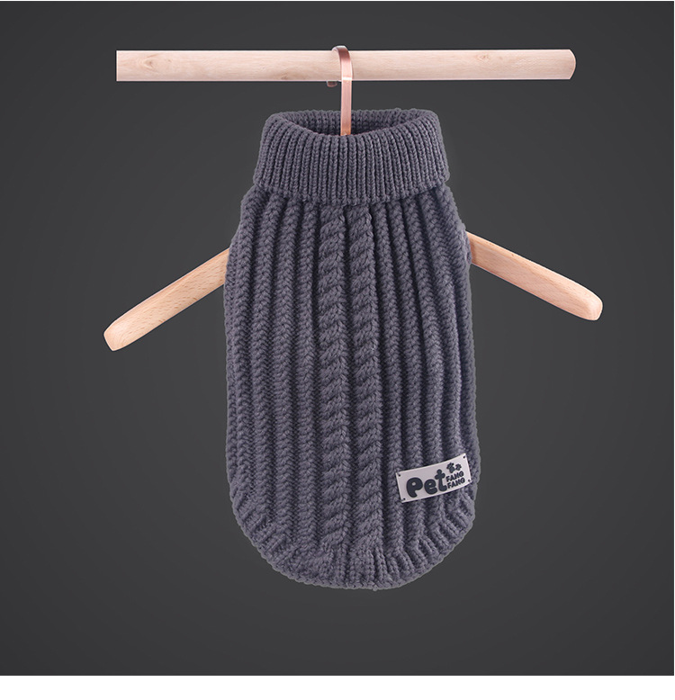 Manufacturers direct autumn and winter thickening pet clothing acrylic dog line coat cat and dog two - legged sweater Manufacturers direct autumn and winter thickening pet clothing acrylic dog line coat cat and dog two - legged sweater