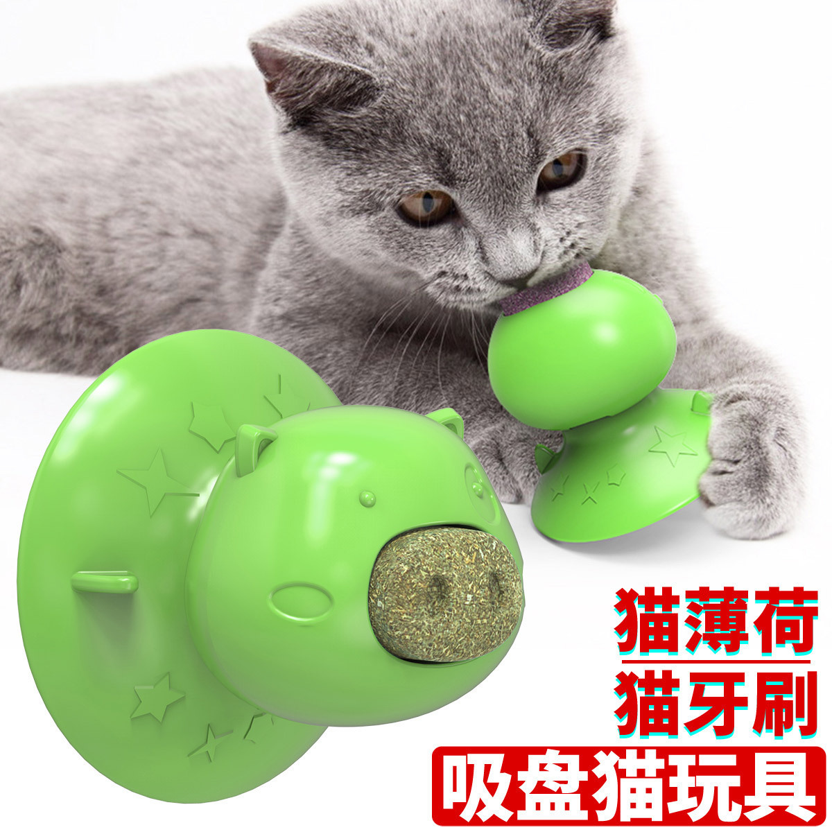Pet Supplies Amazon Hot Sale Hot Sale Sucker Catnip Toy Toothbrush Molar Funny Cat Toy