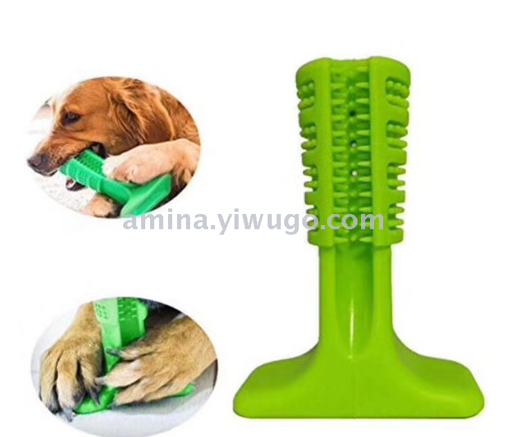 Pet grinding stick dog toothbrush rubber silicone teeth cleaning toy multi-size bite stick large