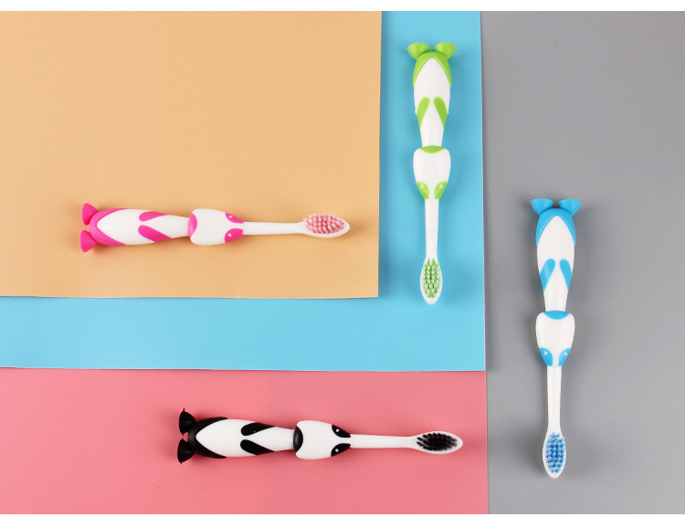 Cartoon Children SoftBristle Toothbrush 4 PCs Gum Care Teeth Cute Puppy Dog Cute Pet Baby Toothbrush