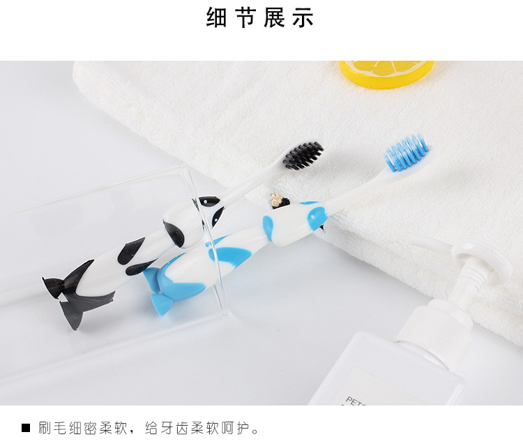 Cartoon Children SoftBristle Toothbrush 4 PCs Gum Care Teeth Cute Puppy Dog Cute Pet Baby Toothbrush