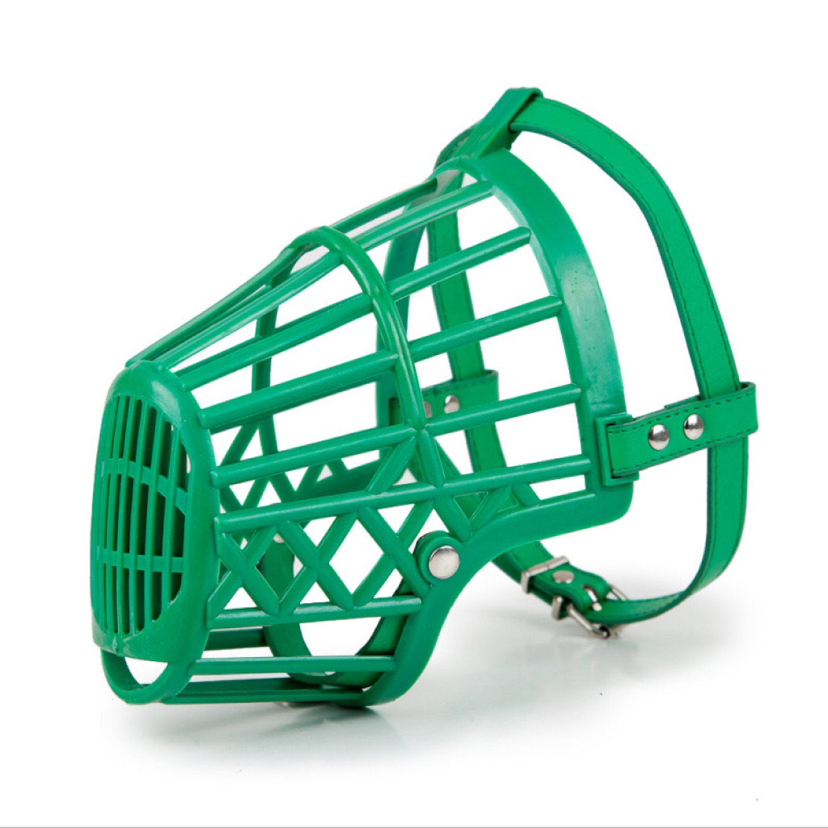 Grille pet mask anti-barking anti-bite anti-licking PU breathable dog muzzle cover pet supplies Grille pet mask anti-barking anti-bite anti-licking PU breathable dog muzzle cover pet supplies
