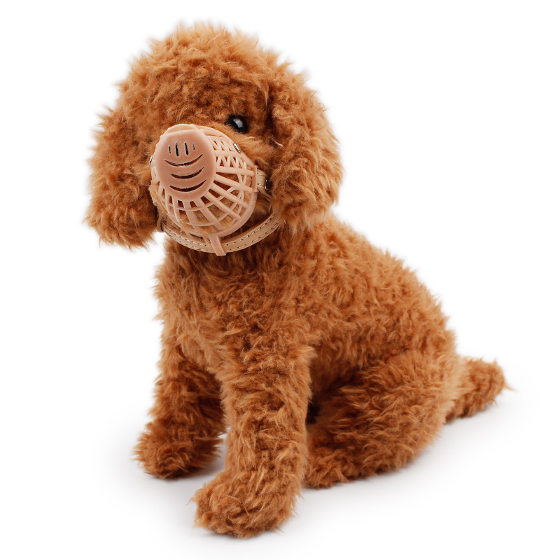 Factory in Stock Wholesale Fence Dog Mouth Cover Soft Plastic Dog Pet Muzzle Old and New Mixed Hair