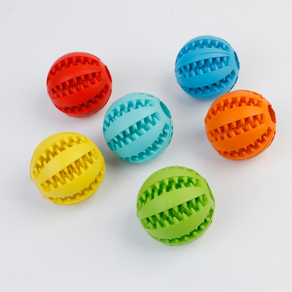 Dog Toys Bite-Resistant Ball Cat Rubber round Toy Food Dropping Ball Teether Ball Amazon Pet Supplies Factory Dog Toys Bite-Resistant Ball Cat Rubber round Toy Food Dropping Ball Teether Ball Amazon Pet Supplies Factory