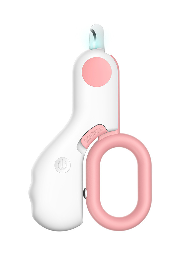 Amazon New Mini Pet Scissors Cat Nail Clippers Dog Nail Clippers Led Blood Line Pet Nail Clipper