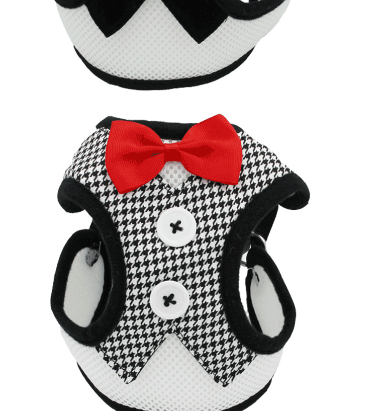 New Dog Hand Holding Rope Pet Bow Dress Chest and Back Leash Set Cat Dog Leash Dog Leash Supplies
