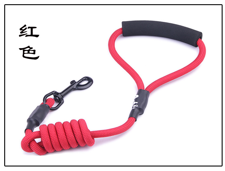Manufacturer direct selling pet chest back - band traction rope nylon handle round rope climbing chest back cover