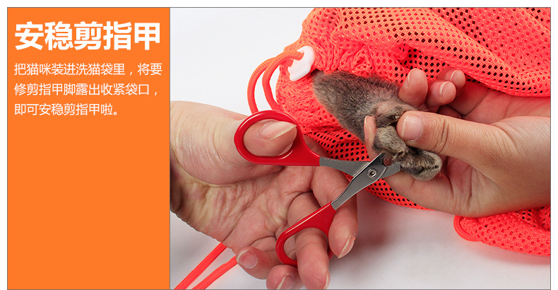 Second Generation Thickened Multi-Functional Pet Cat Grooming Bag Bath Nail Scissors Injection Ear Escape-Proof Anti-Scratch Cat Bag Second Generation Thickened Multi-Functional Pet Cat Grooming Bag Bath Nail Scissors Injection Ear Escape-Proof Anti-Scratch Cat Bag
