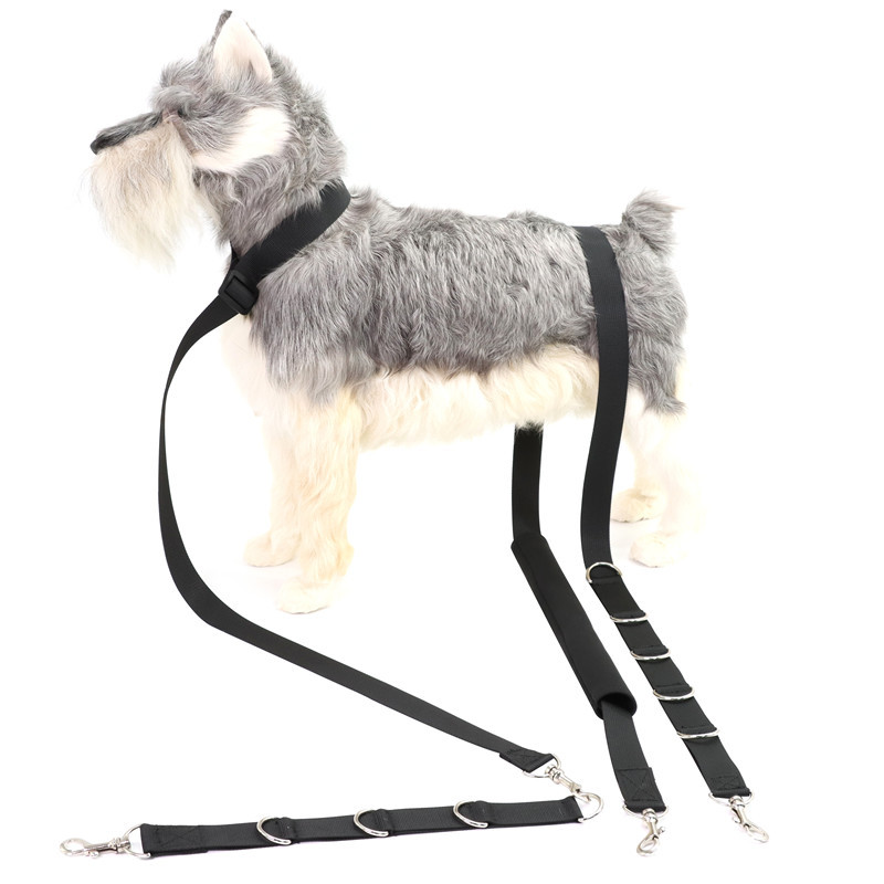 Exclusive for Cross-Border Pet Bath Belt Pet Supplies Adjustable Dog Grooming Belly Belt D-Ring Back Scrubber